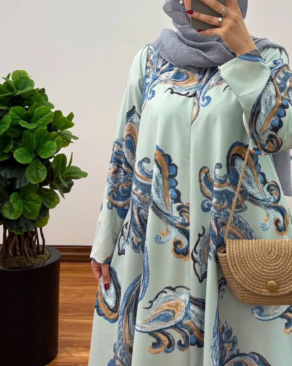 پیراهن مانتویی ایتالیایی ترمه 1